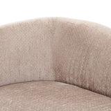 Calico Contemporary Beige Weave Fabric 4-Seat Sofa