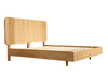 Eastern King Jacobson Modern Natural Acacia Bed