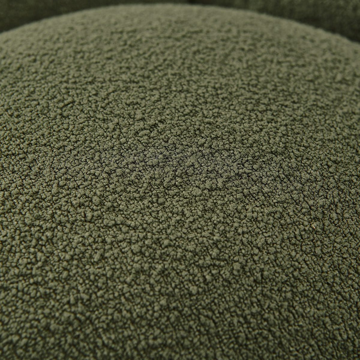 Yolonda Modern Curved Green Fabric Sofa
