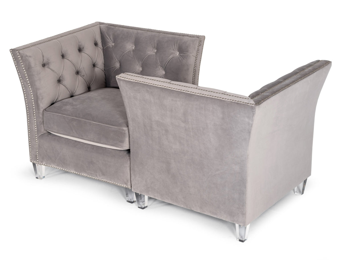 Ladue Transitional Corner Seater Set