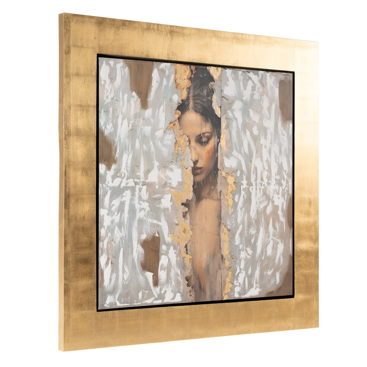 Stey Modern Gold 71" x 71" Painting