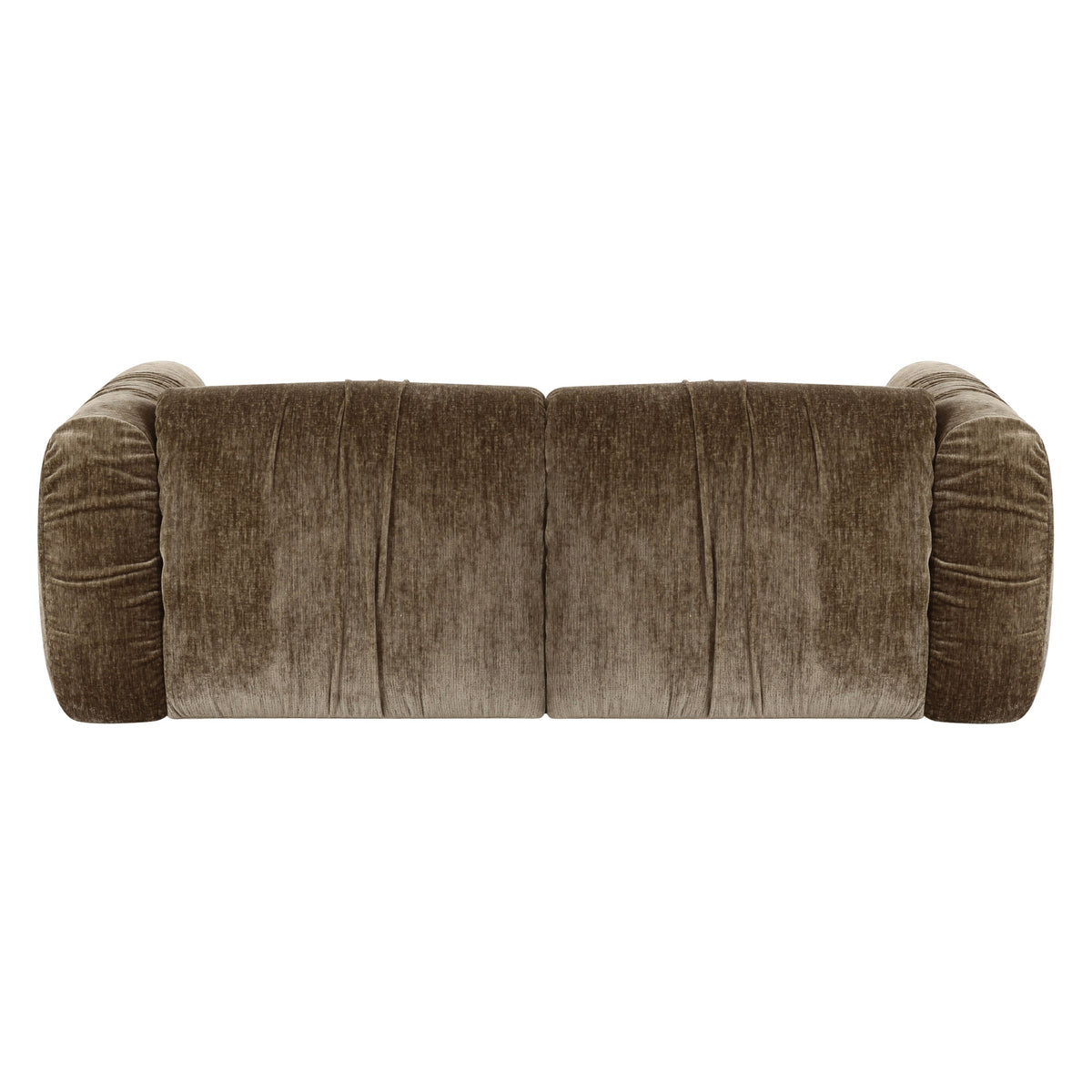 Siegal Modern Olive Green Fabric Loveseat Sofa