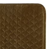 Trieste Modern Brown Fabric Bed