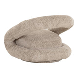 Tony Modern Beige Fabric Swivel Accent Chair