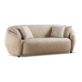 Belinda Modern Beige Fabric 3-Seat Sofa