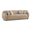 Belinda Modern Beige Fabric 4-Seat Sofa
