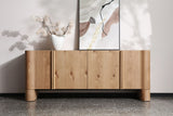 Walbrook Modern White Oak Buffet