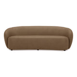 Omaha Modern Tan Leather Sofa