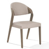 Arlo Mid-Century Beige & Grey Ash Dining Chair (Set of 2)