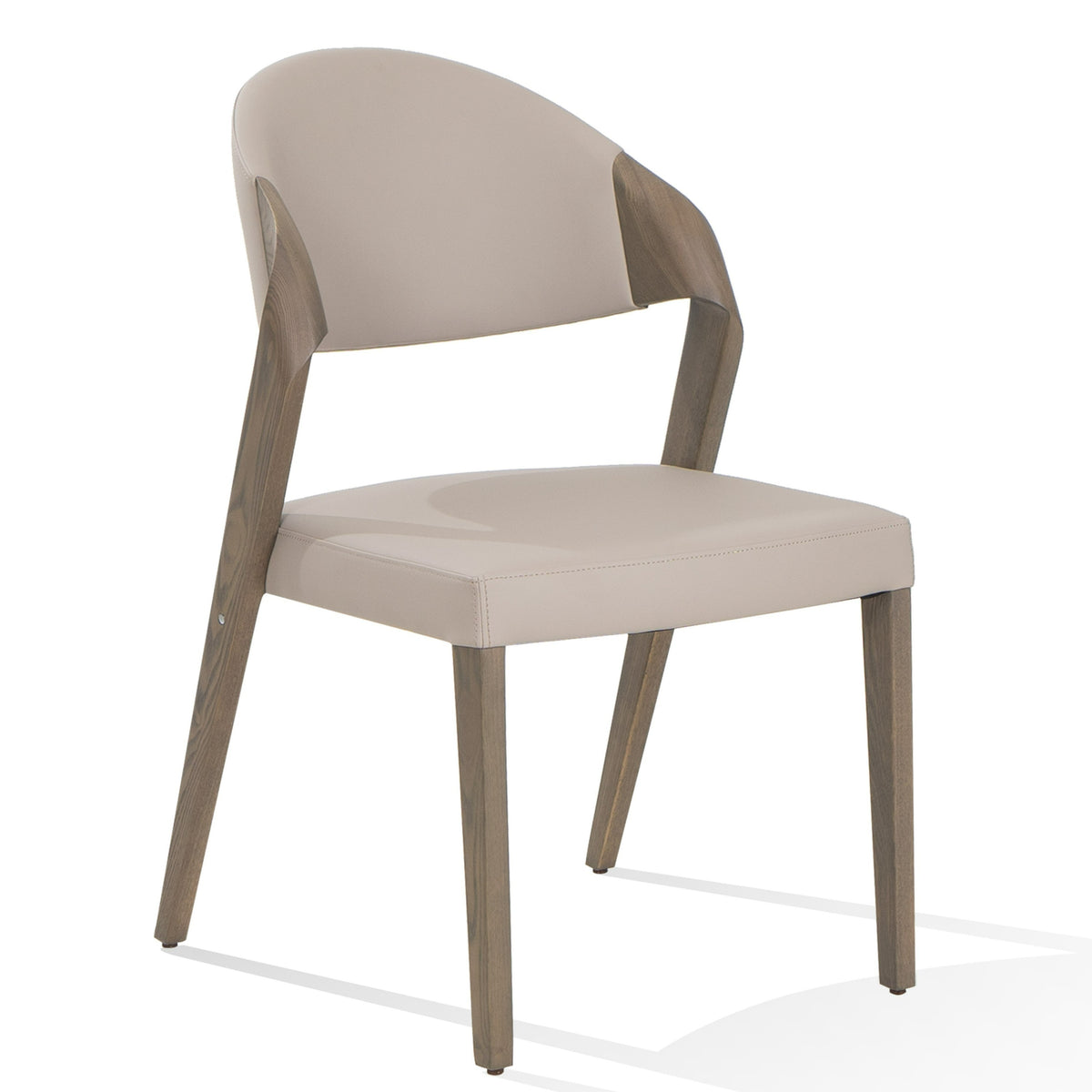 Arlo Mid-Century Beige & Grey Ash Dining Chair (Set of 2)