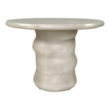Nouveau Sosso Modern Beige Round Concrete Dining Table