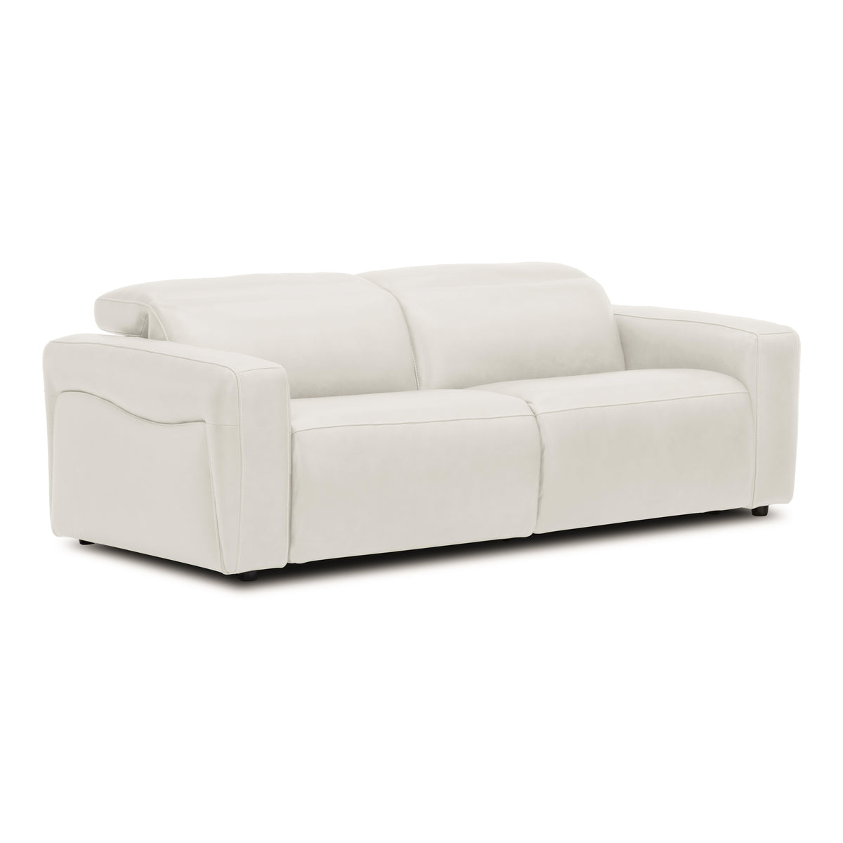 Nouveau Jessop Modern Leather Sofa 2 Recliners