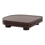 Nouveau Pastel Modern Walnut Coffee Table