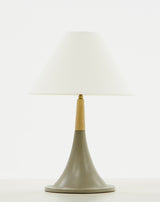 Nunez Modern Concrete & Oak Table Lamp
