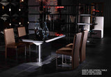 0099 Modern Gold Leatherette Dining Chair