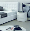 Drop Modern Italian White Ash Mini Nightstand