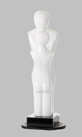 Love Modern White Polyresin Sculpture