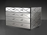 Segovia Modern Mirrored Bedroom Furniture Dresser