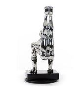 SZ0173 Modern Silver Gymnast-B Sculpture