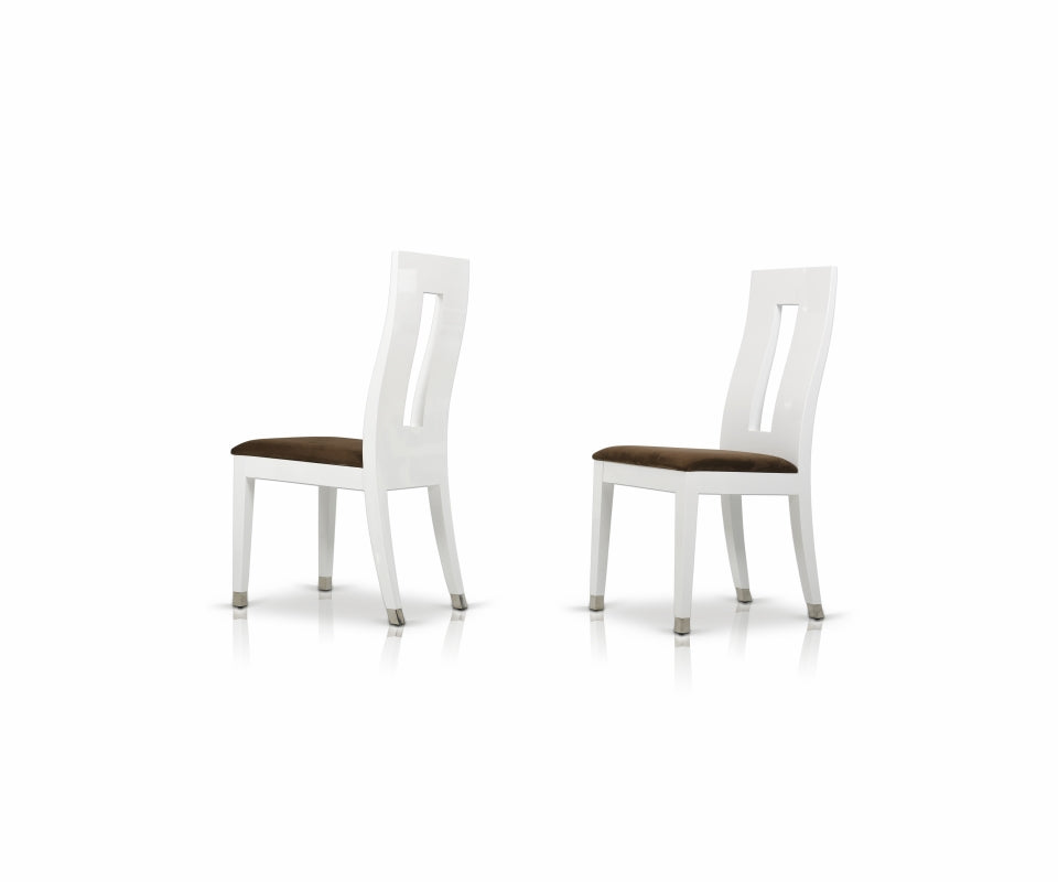 Thor Modern White Glossy Dining Chair
