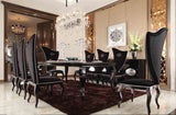 Sovereign Transitional Black Fabric Chair (Set of 2)