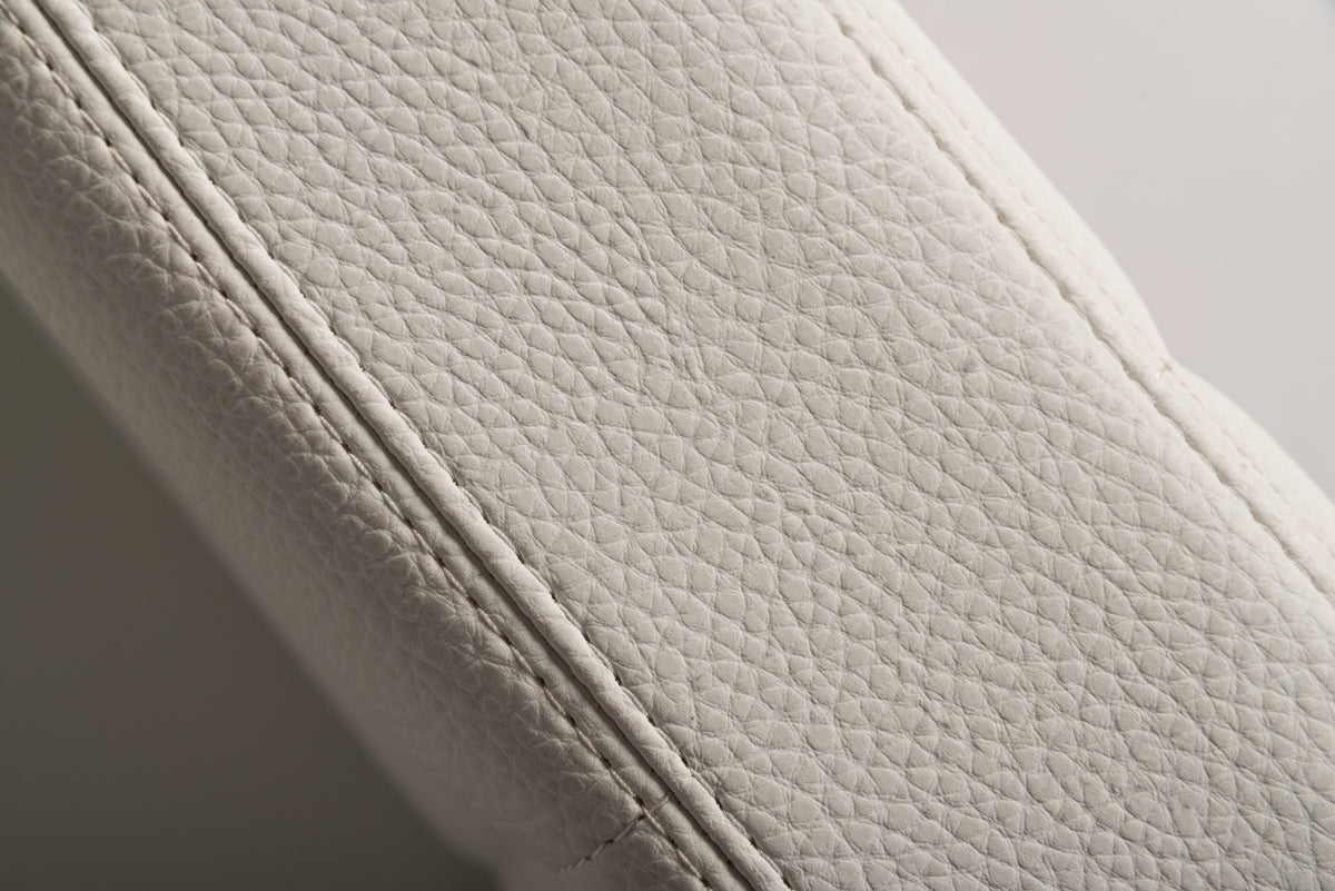 Craig Modern White Bonded Leather Office Chair