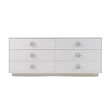 Victoria Modern White Crocodile Dresser