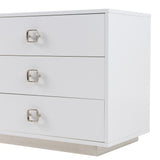 Victoria Modern White Crocodile Dresser