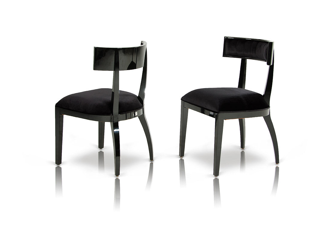 Alek Modern Black Dining Chair (Set of 2)