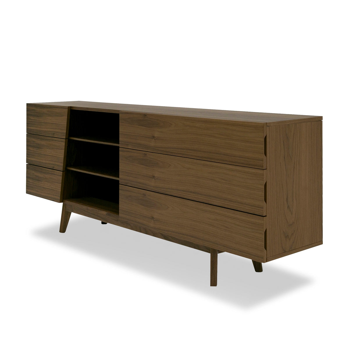 Abelard Mid-century Walnut Dresser