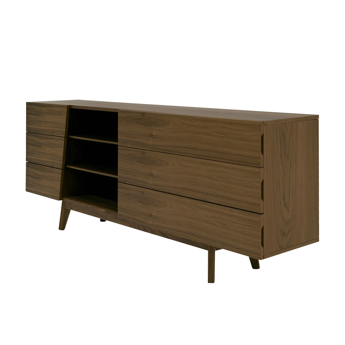 Abelard Mid-century Walnut Dresser