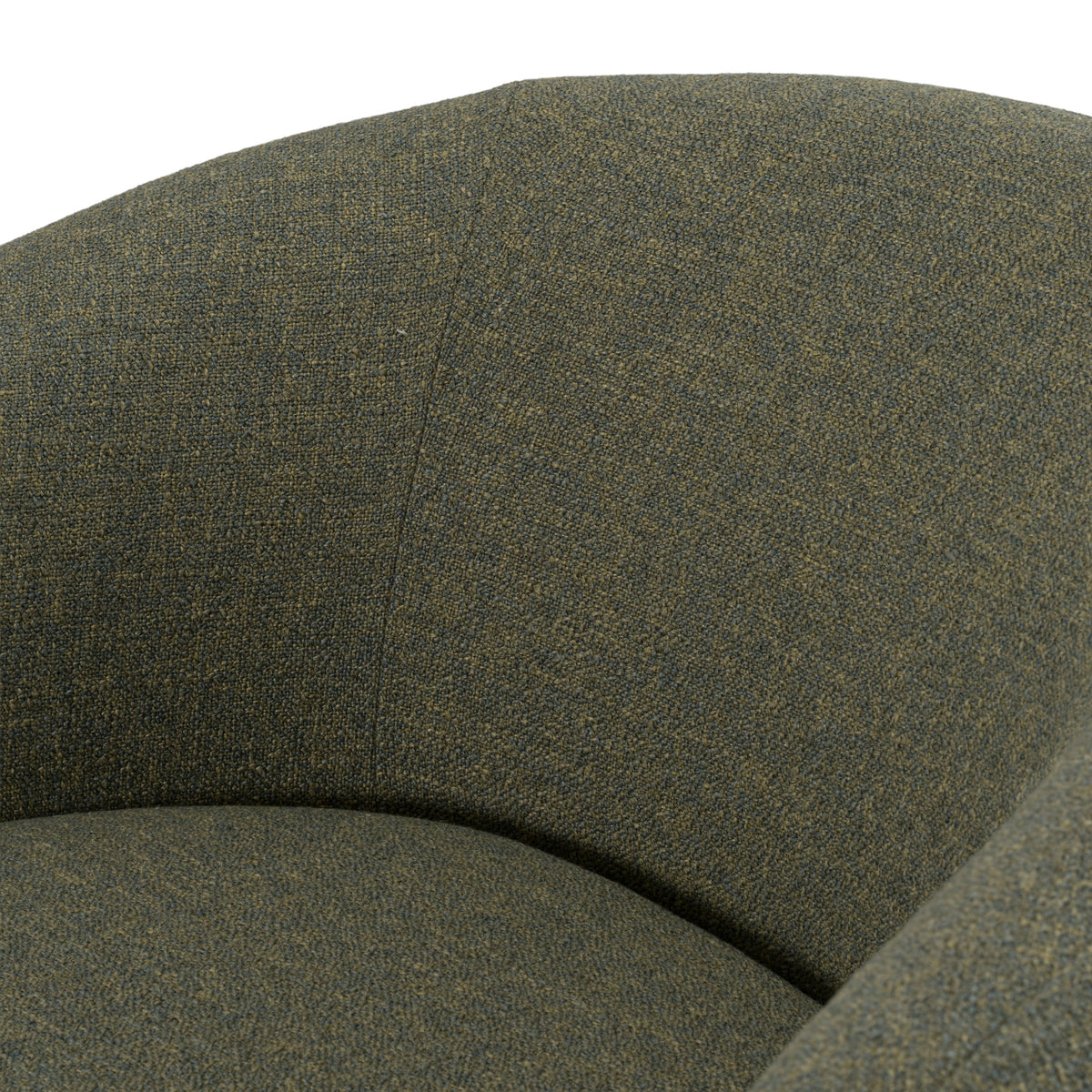 Agatha Modern Hemp Fabric Swivel Accent Chair