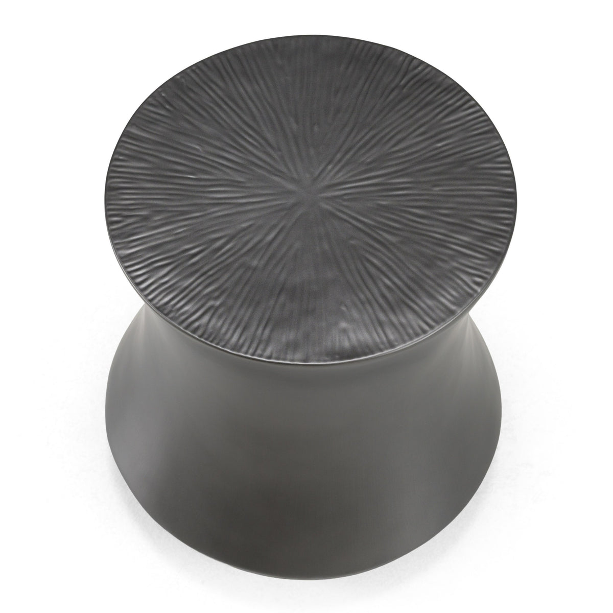 Airdrie Modern Antique Grey End Table