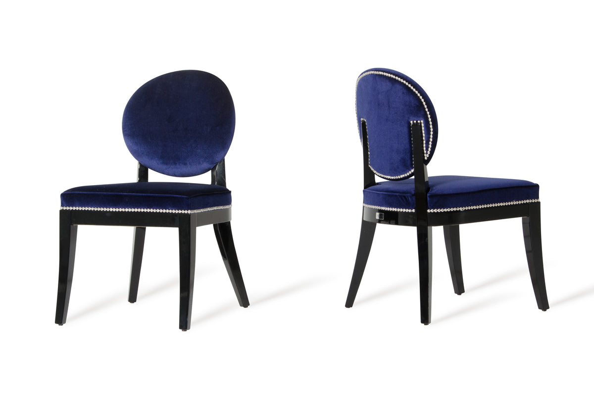 Isabella Modern Blue Dining Chair (Set of 2)