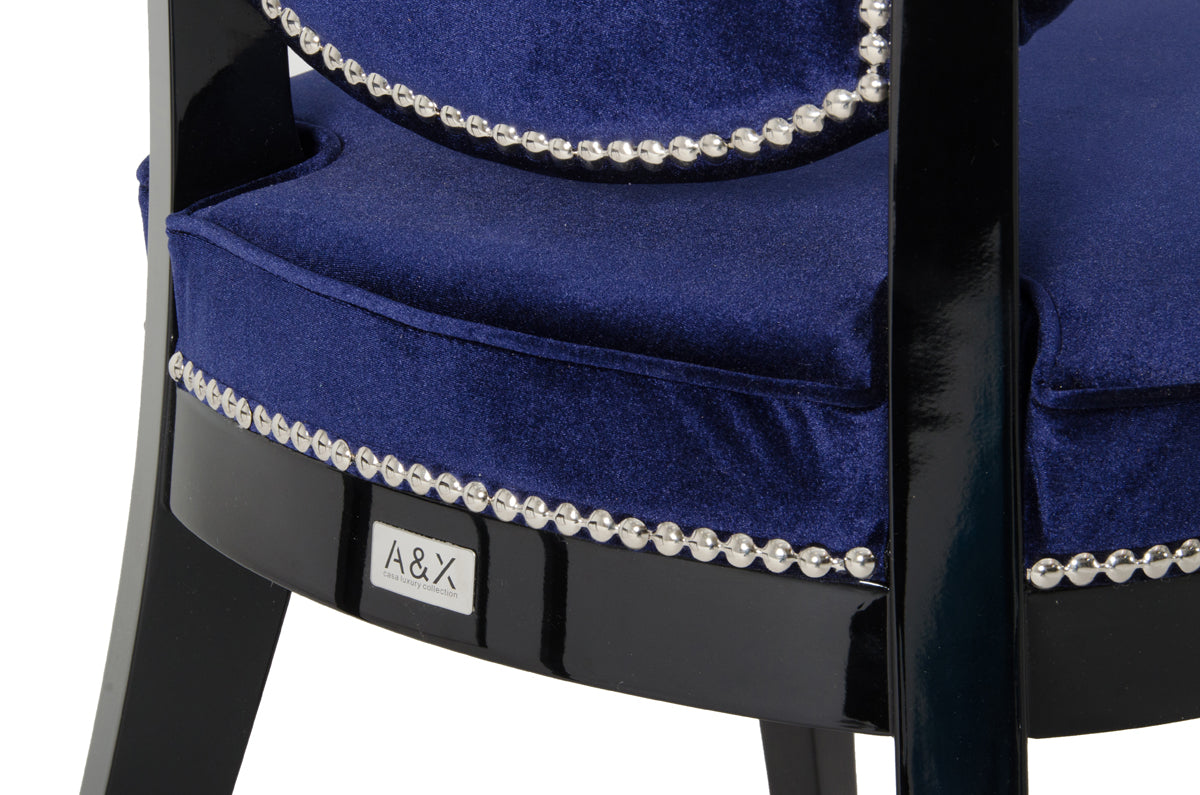 Isabella Modern Blue Dining Chair (Set of 2)