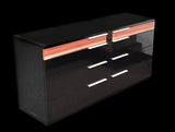Portofino Adjustable Leatherette Bed with built-in Nightstands