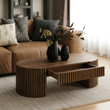 Albrite Modern Walnut Coffee Table