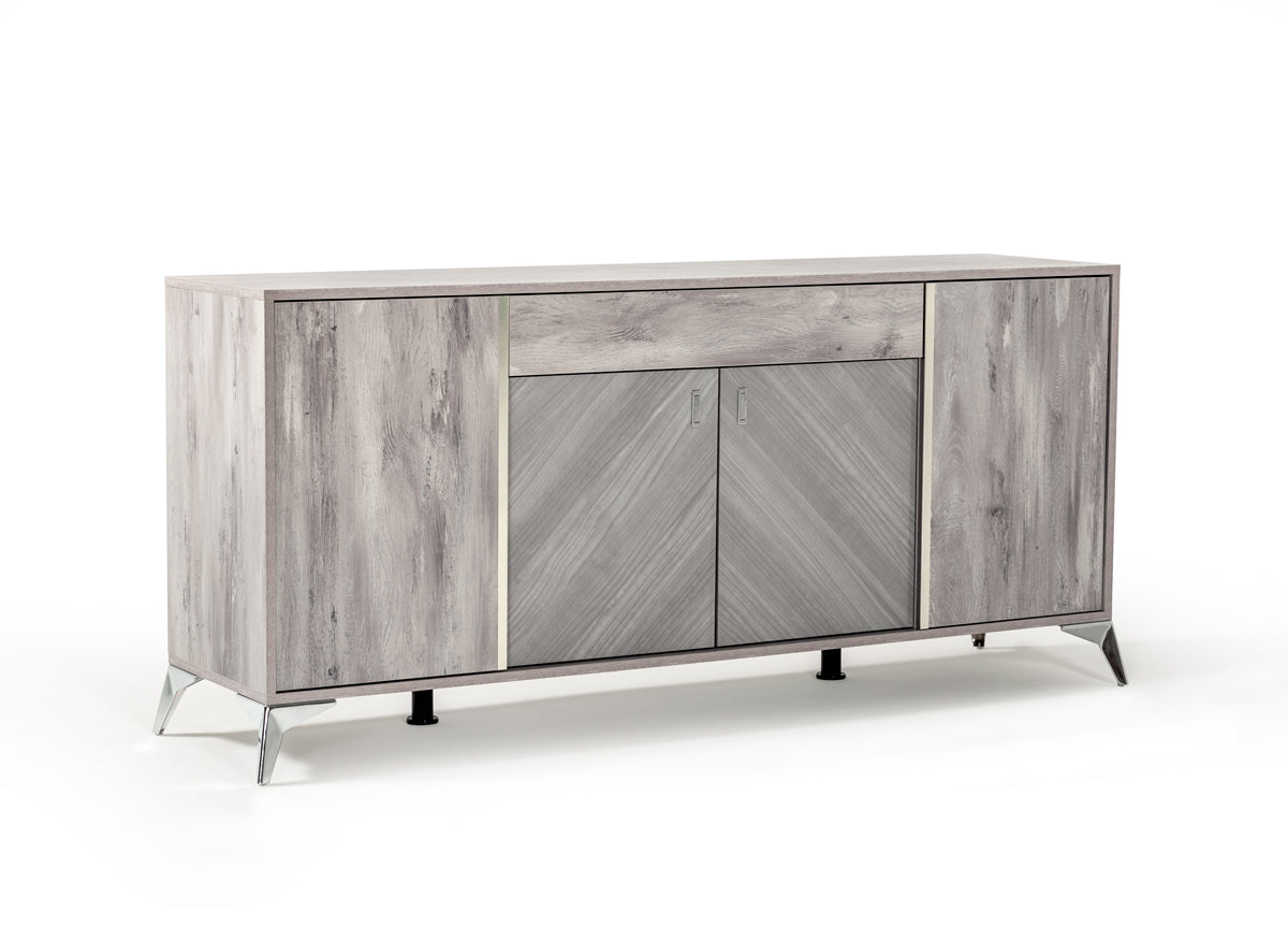 Alexa Italian Modern Grey Buffet