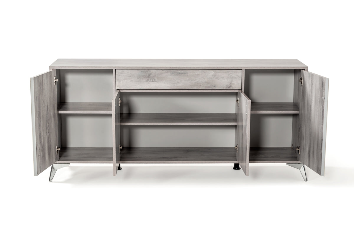 Alexa Italian Modern Grey Buffet