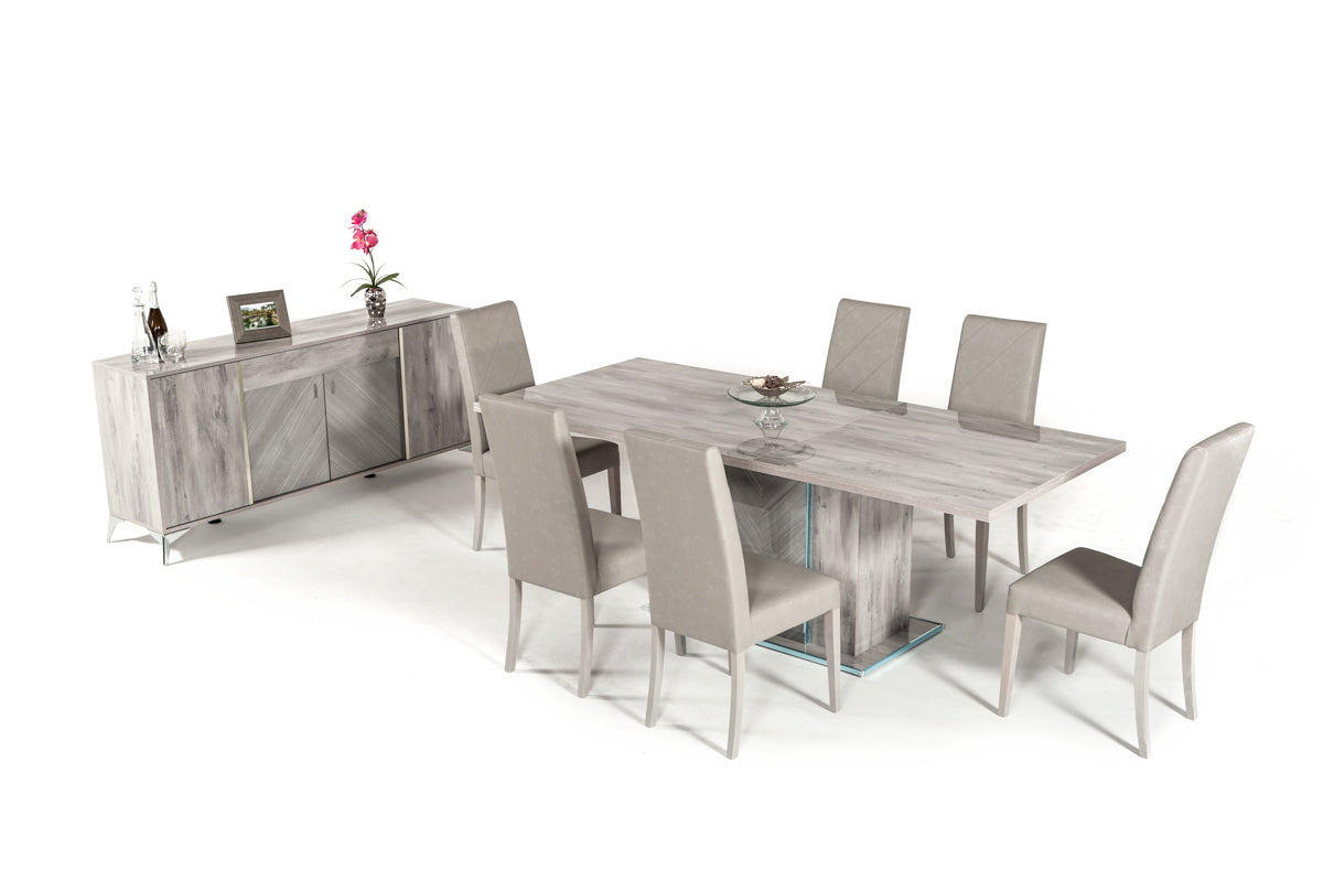 Alexa Italian Modern Grey Buffet