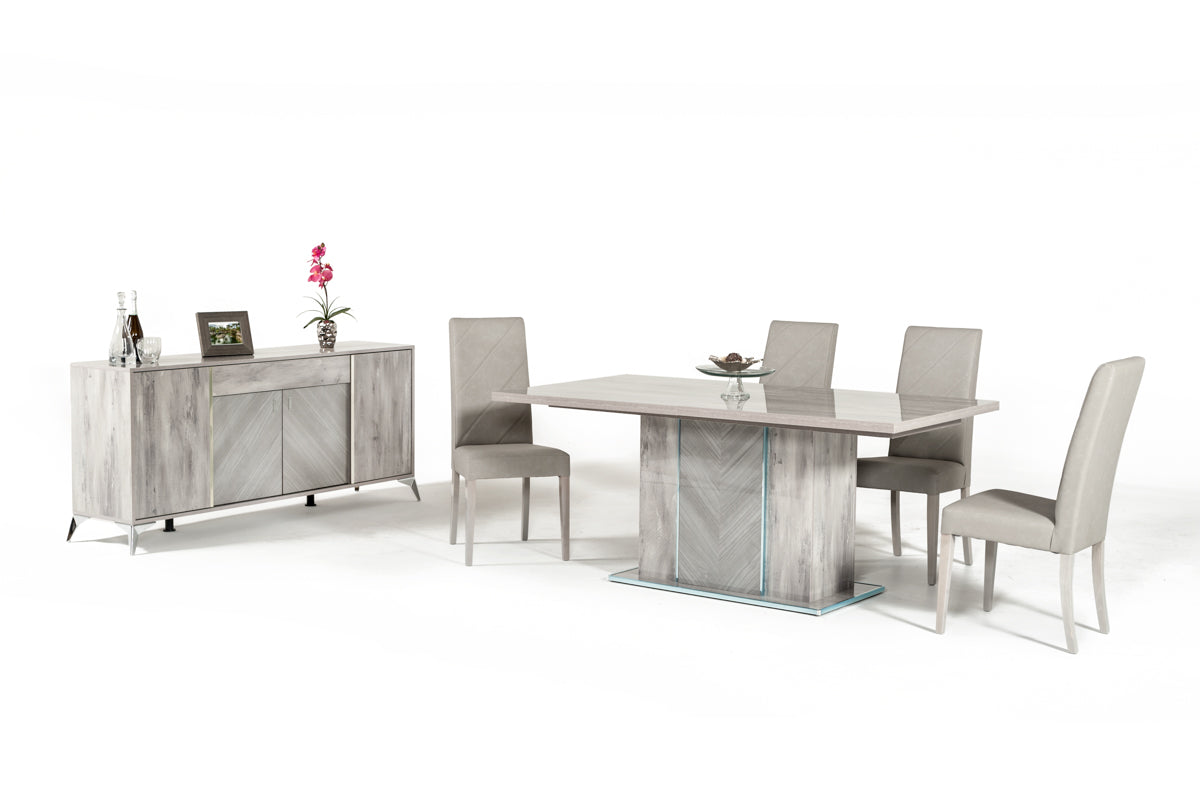Alexa Italian Modern Grey Buffet