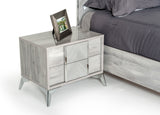 Alexa Italian Modern Grey Bedroom Set