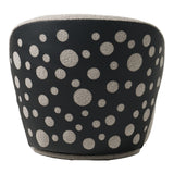 Allis Glam Grey and Black Fabric Swivel Accent Chair