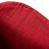 Altair Mid-Century Red Fabric Dining Chair