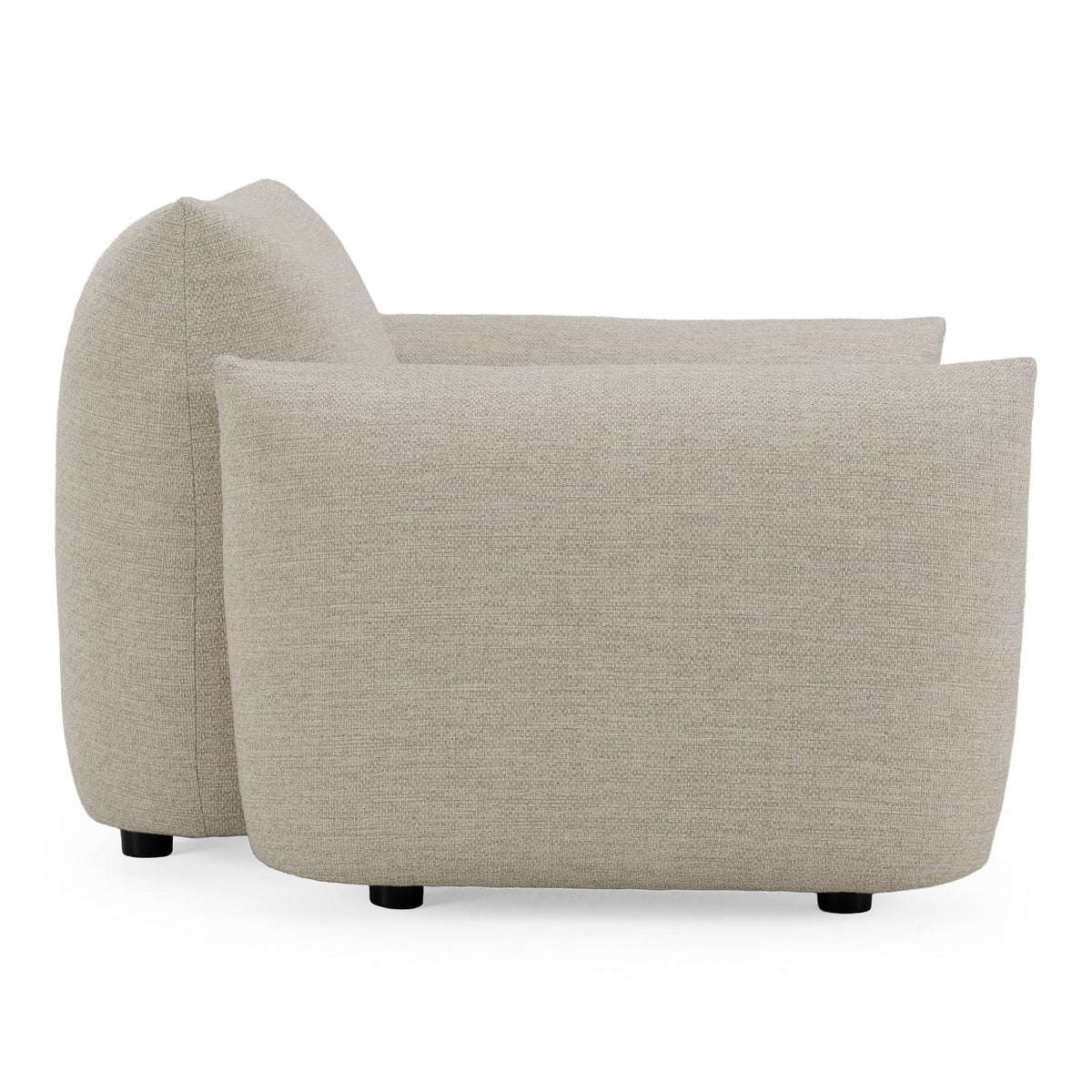 Anchor Outdoor Grey Olefin Fabric Chair