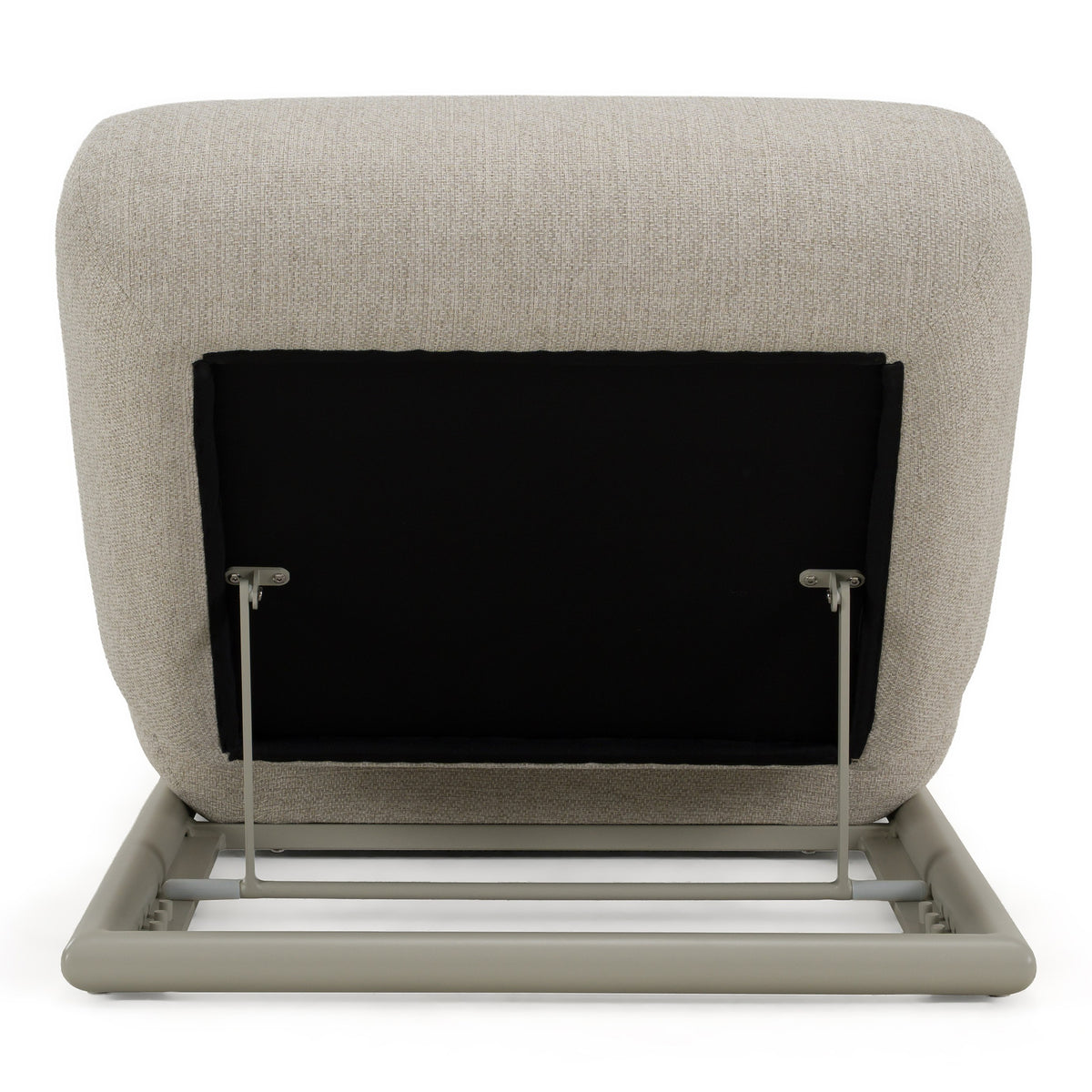 Anchor Outdoor Grey Olefin Fabric Chaise