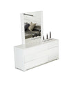 Monza Italian Modern White Dresser