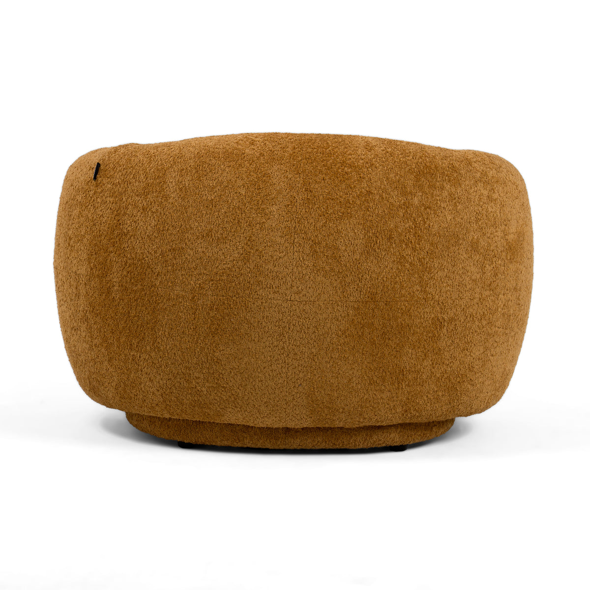 Andrew Modern Orange Fabric Swivel Accent Chair