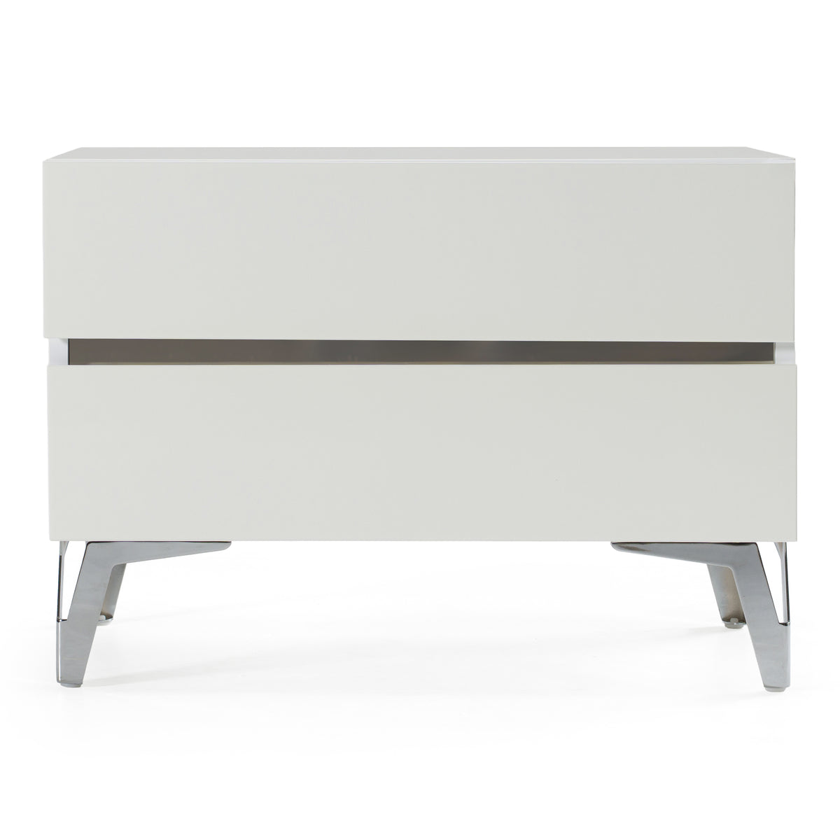 Angela Italian Modern White Nightstand
