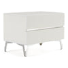 Angela Italian Modern White Nightstand